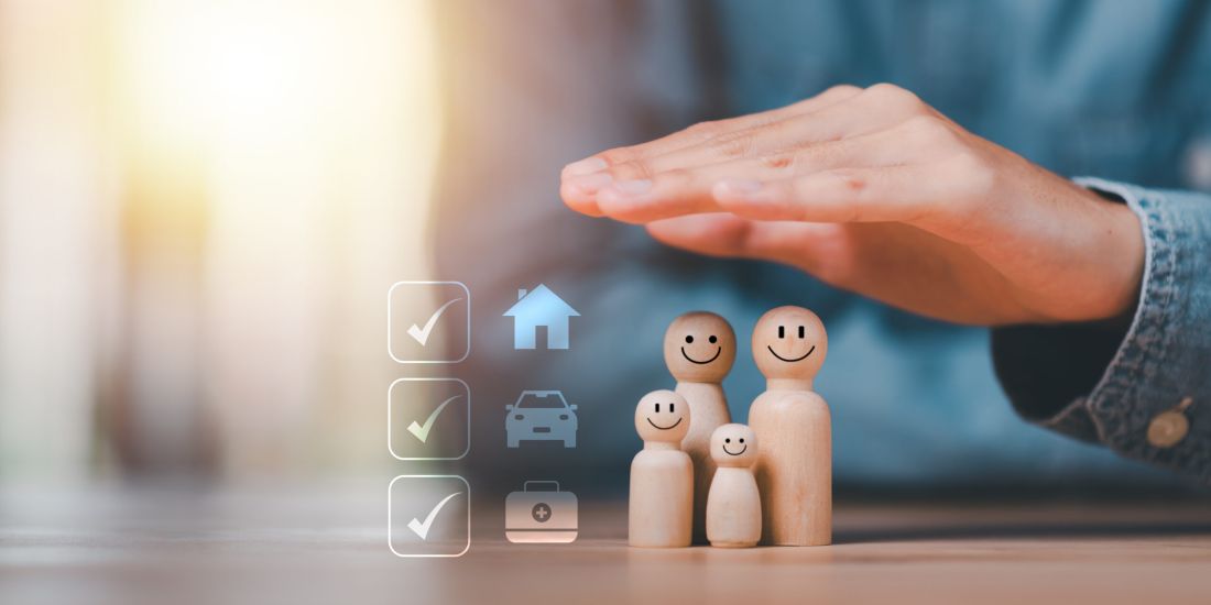 Cobertura de seguros para la familia